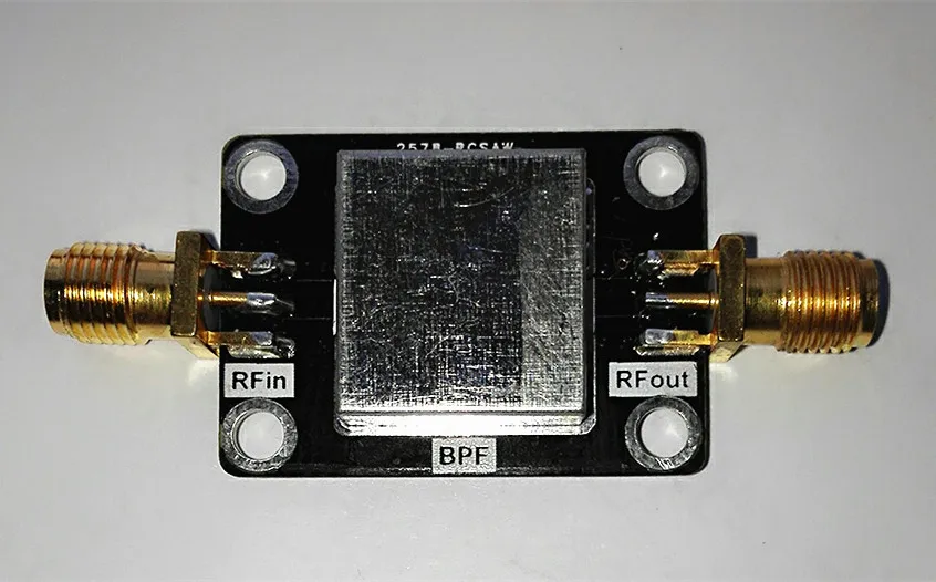 315MHz bandpass filter for wireless remote control anti-interference narrowband filtering