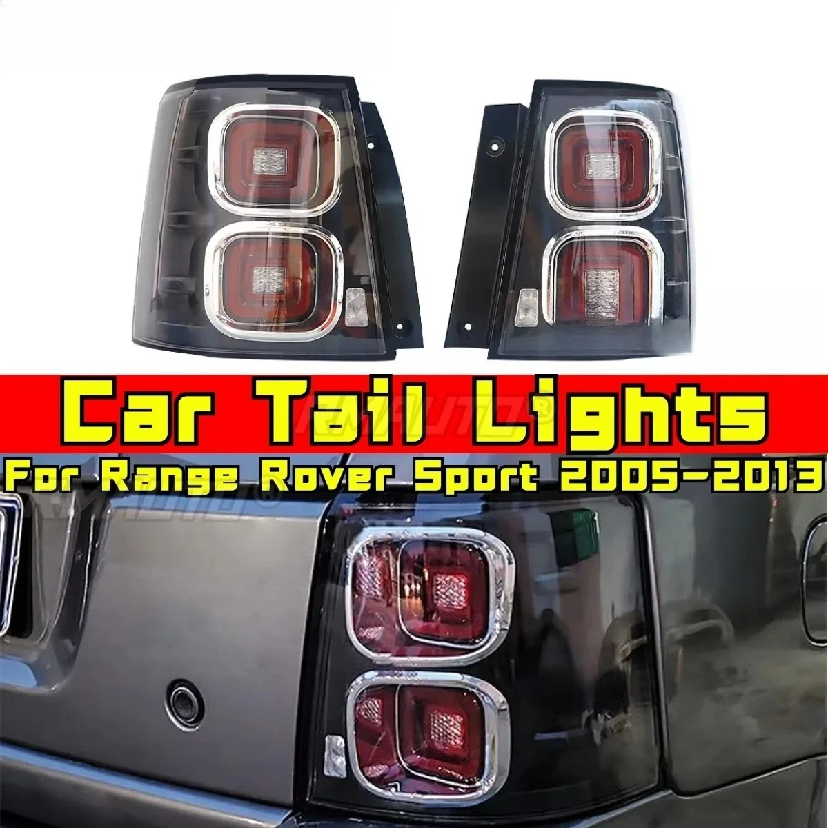 Car Tail Lights Outer LED Tail Light Assembly Rear Brake Lamp Chin Body Kit For Sport 2005-2013 Car Accessories