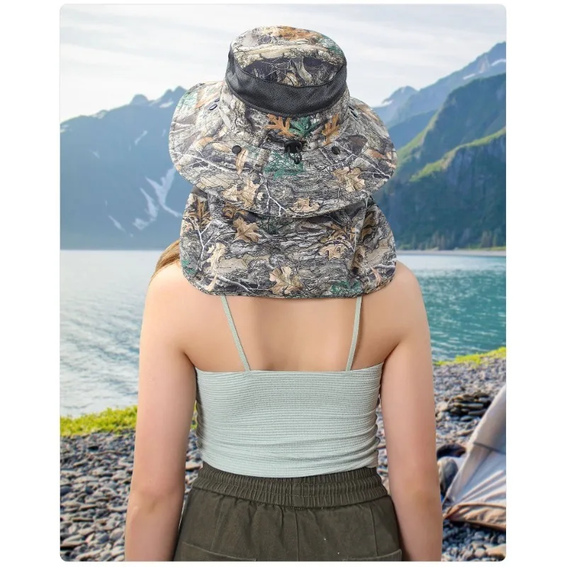UV protection mask and sun hat. Removable brim. Suitable fo fishing. Quick-drying and breathable  sun hat. wearing during campin