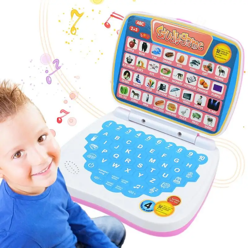 

Learning Machine Laptop Computer toy tablet learning machine English Learning toy device Numbers Words Spelling learning device