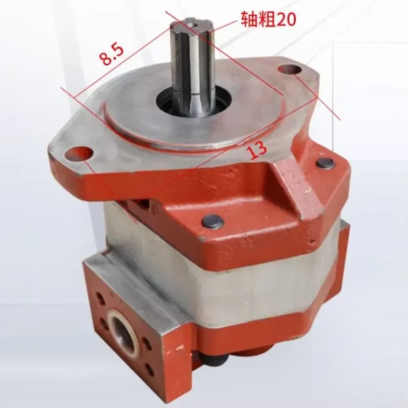 Hydraulic Gear Pump Spline Drive Shaft Gear Connected Oil Pump for Mini Small Wheel Loader Spare Parts