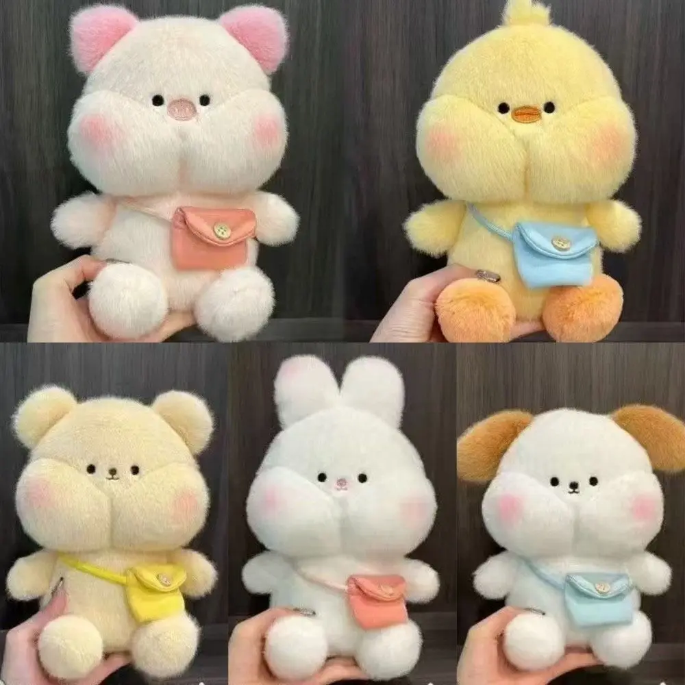 Mignon 8 pouces compagnon éléphant ours loutre Animal jouet Super doux fourrure apaiser dormir compagnon cadeaux d'anniversaire