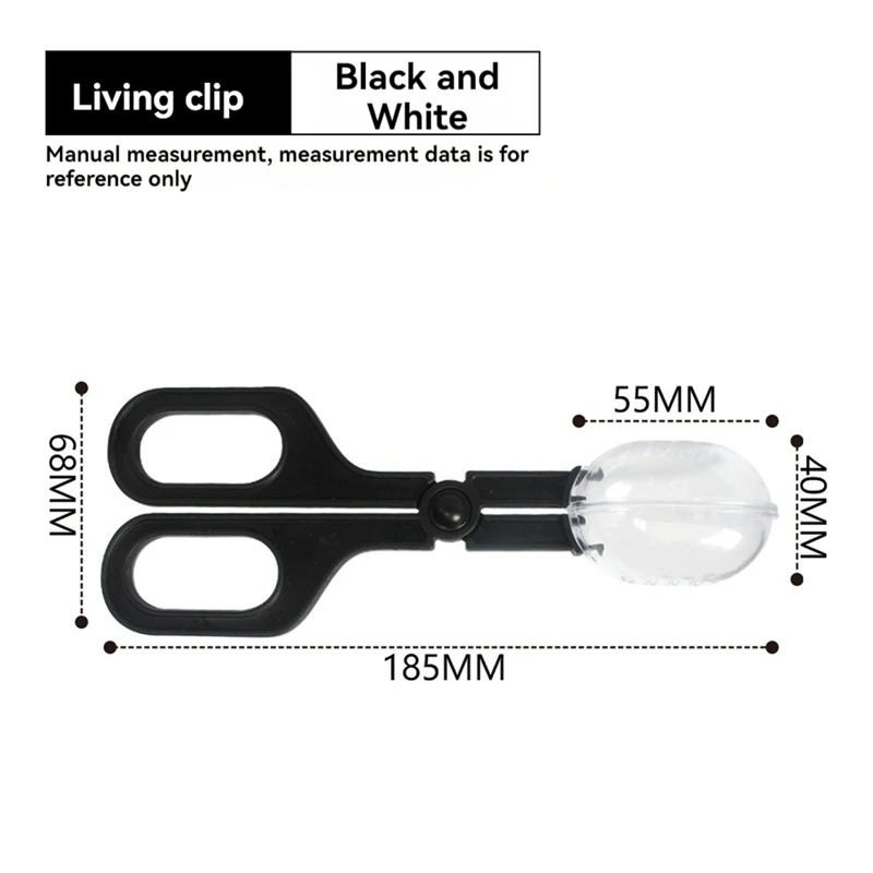 Reptiel Terrarium Plastic Tang Pincet Huisdier Fokken Voedingstool Clip Kinderen Planten Insecten Biologie Studie Tool