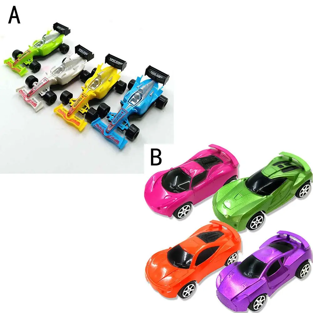 Coches de carreras inercial para niños y niñas, 10 piezas, F1 Pull Back, juguetes de carreras para 3-6 años, vehículos de juguete, regalo