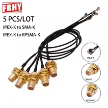 5 Pçs/lote IPEX para SMA Pigtail Cabo, Fêmea SMA para UFL/u.FL/IPX Adaptador, 1.13MM RP-SMA-KY, Conjunto de Cabo Coaxial RF de Alta Qualidade - AliExpress 