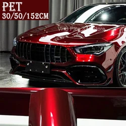 High Glossy Liquid Metallic Dragon Blood red Wrapping Vinyl color Film Motorcycle Decals Auto Car Wrap Foll For Tesla Model X/Y