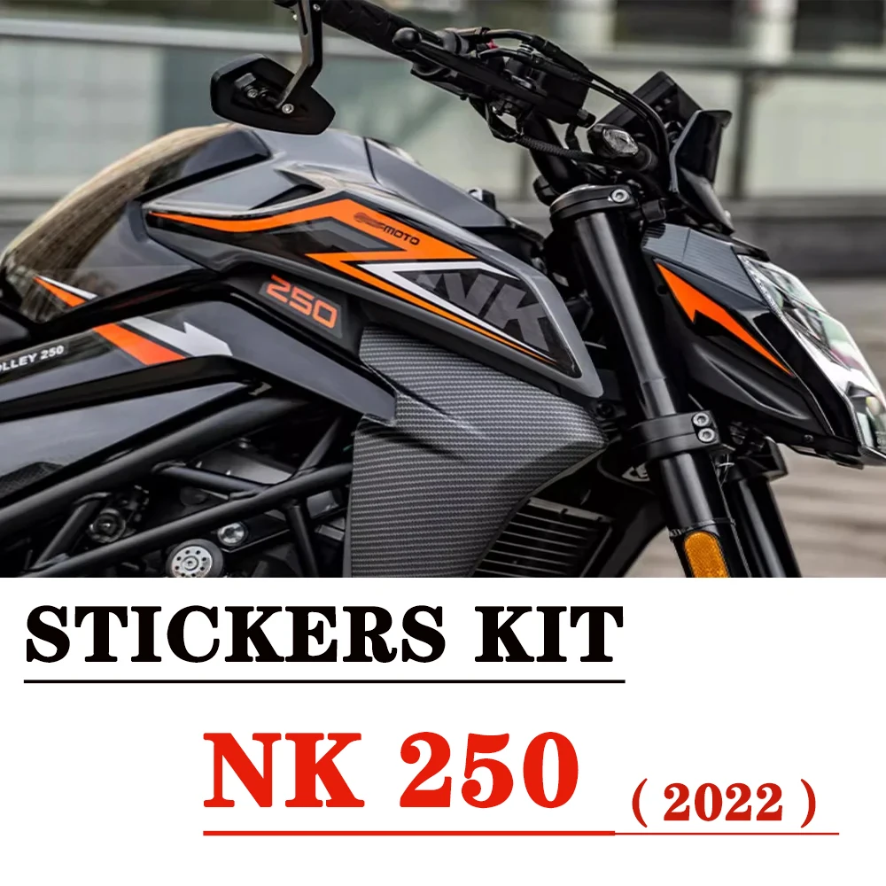 For CFMOTO 250NK NK 250 Retrofit Parts 2022 for CF MOTO NK250 Accessories Decorative Stickers Full Set Of Decal Paint Protection