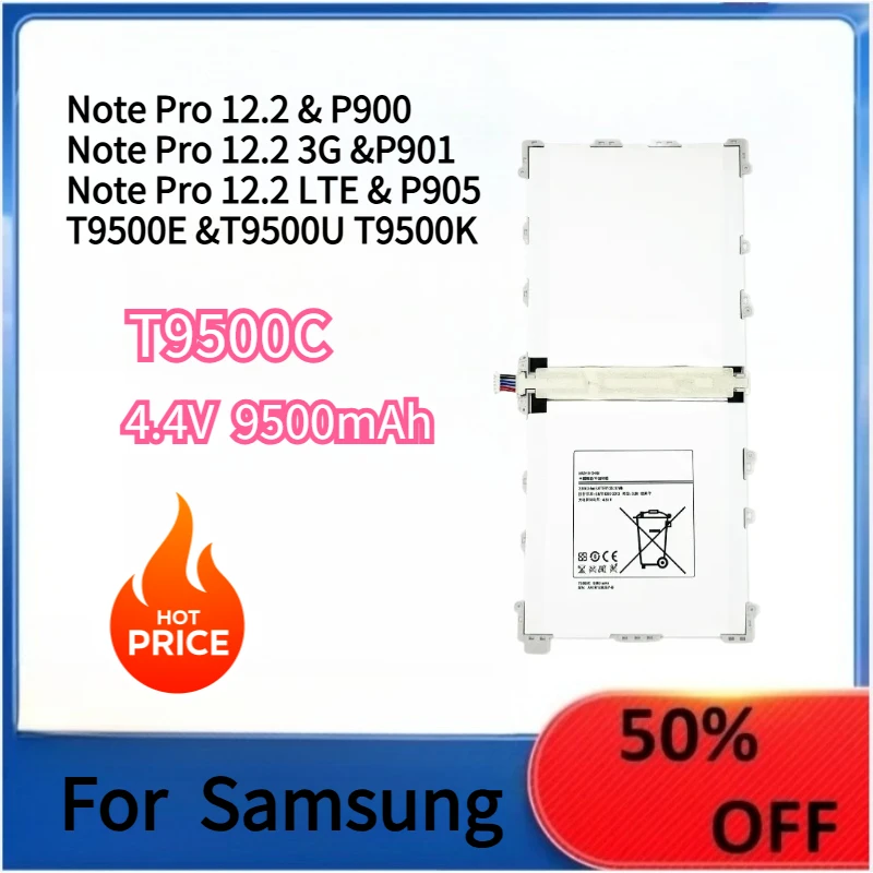 

New Battery T9500C For Samsung Galaxy Tab Note Pro 12.2 P900 P901 P905 T9500E T9500U T9500K