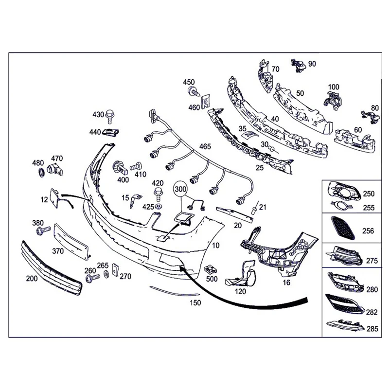 BAAJ-1 قطعة وقوف السيارات الاستشعار كابل استبدال أجزاء لمرسيدس بنز C-Class W204 2007-2013 الأسلاك تسخير 2044403640