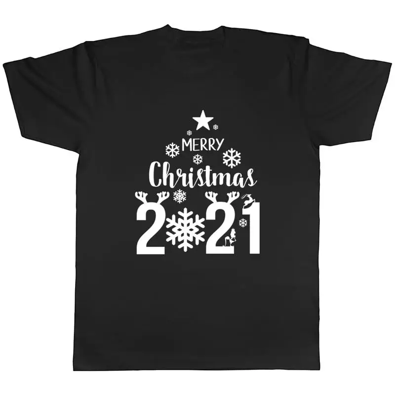 

Merry Christmas 2021 Mens Unisex T-Shirt Tee