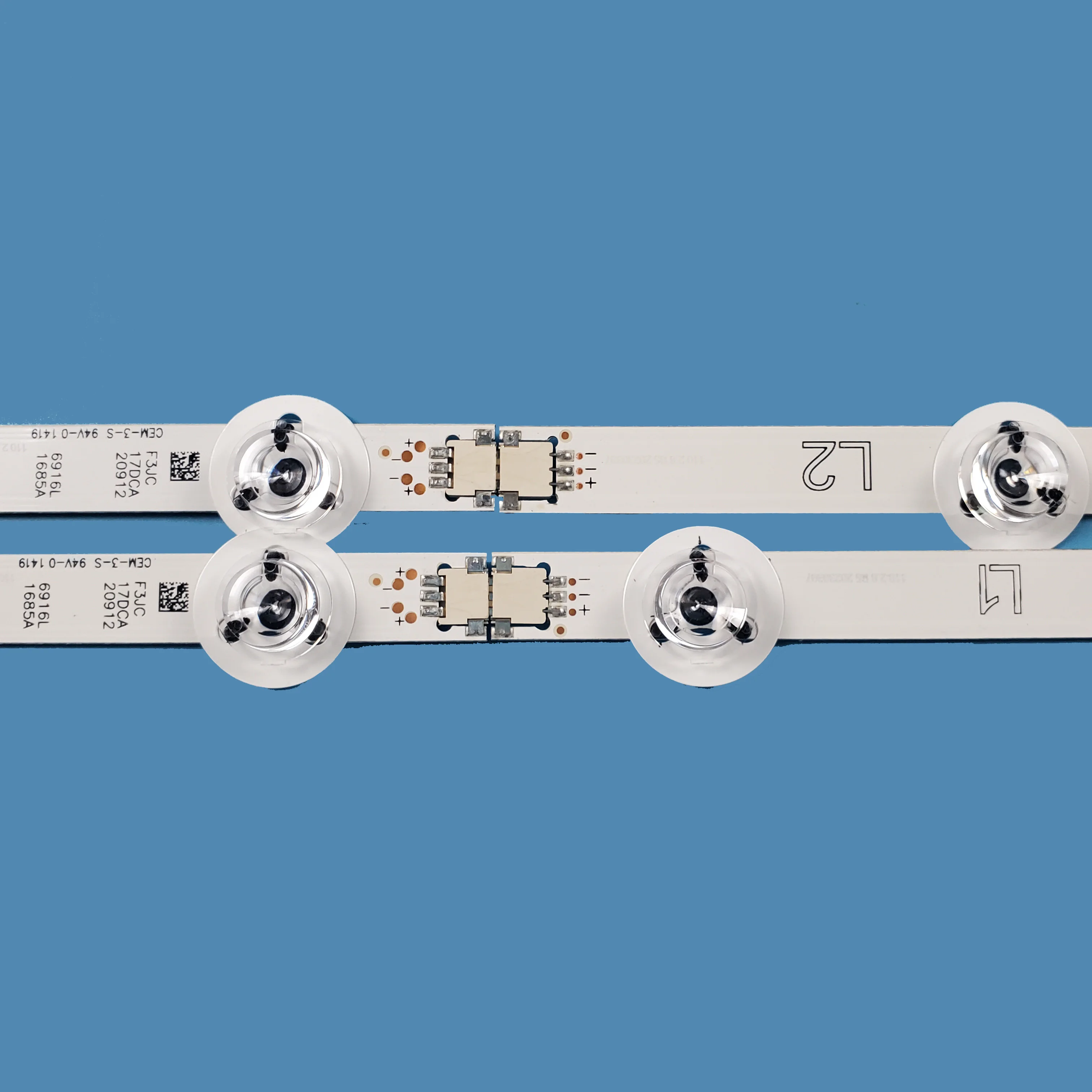 Barra de luces LED de retroiluminación para TV inteligente, accesorio para televisor LG de 42 pulgadas, 42 V14 Slim DRT Rev0.61 L1/R1/L2/R2-Type, 42LB670V LC420DUH(PG)(F1), 10 unidades/juego