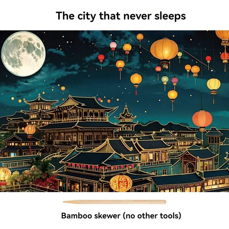 Handmade Accessories Adults Scratching Drawing Decompression Tool Toy Scraping Painting Birthday Gift DIY Craft