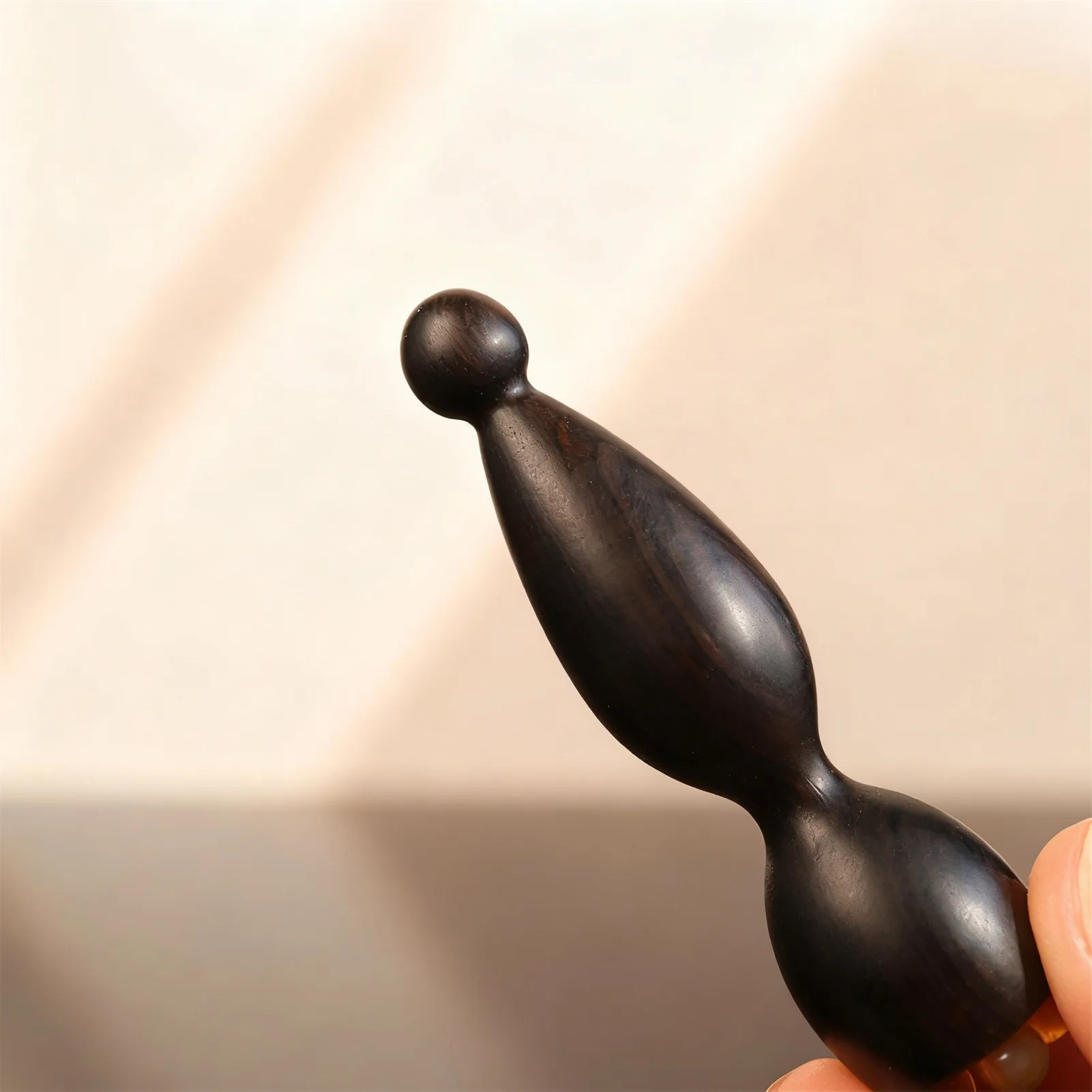 Strumenti per la cura della pelle del viso in legno di sandalo viola Corno facciale Gua Sha Drenaggio linfatico Sollievo per gli occhi Massaggio per terapia di digitopressione