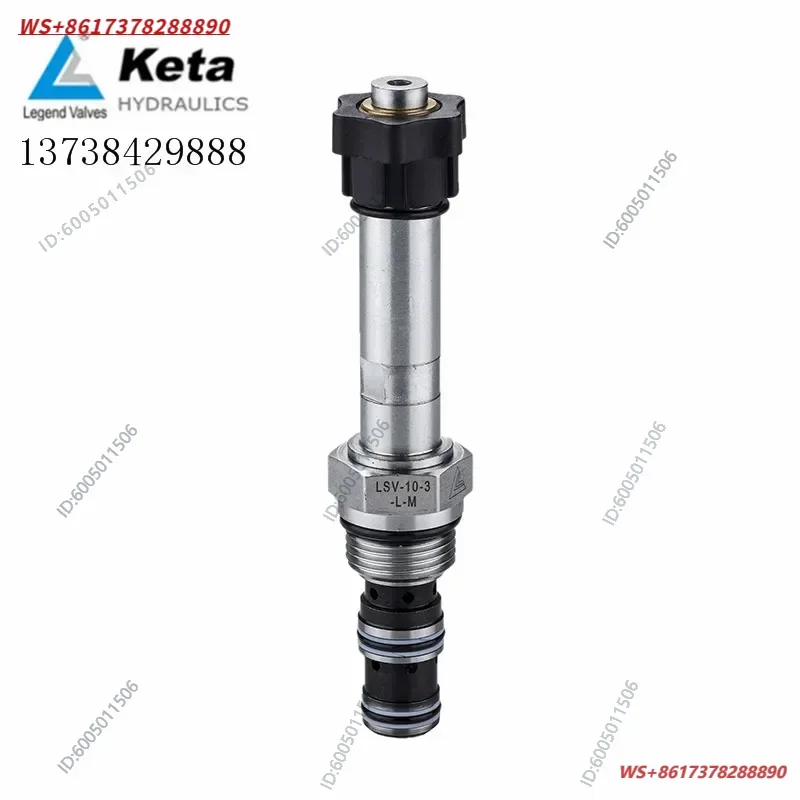 LSV-10-3-L-M-DC24V 12V AC220V two-position three-way thread cartridge solenoid valve