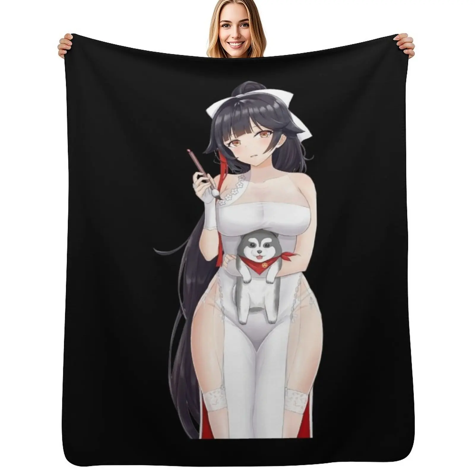 

Azur Lane - Takao Throw Blanket Cozy Warm Blanket for Bed Room Decor
