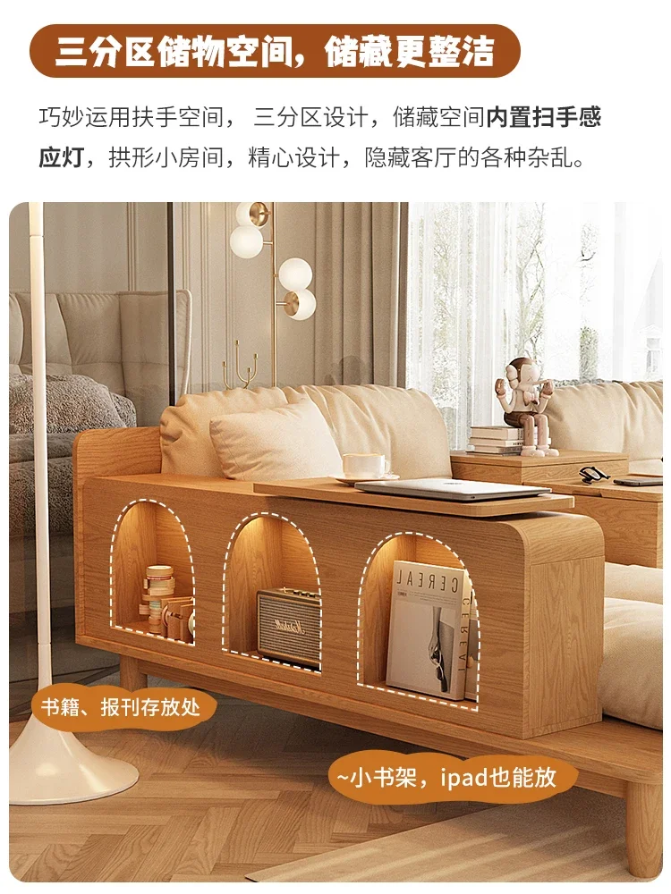Sofa Modern Minimalist Living Room Cloud Sofa down Fabric Sofa Combination