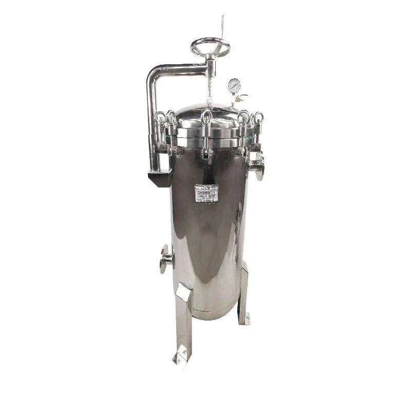 

Stainless Steel Bag Filter Double Bag Filter Water Treatment Diesel Front
