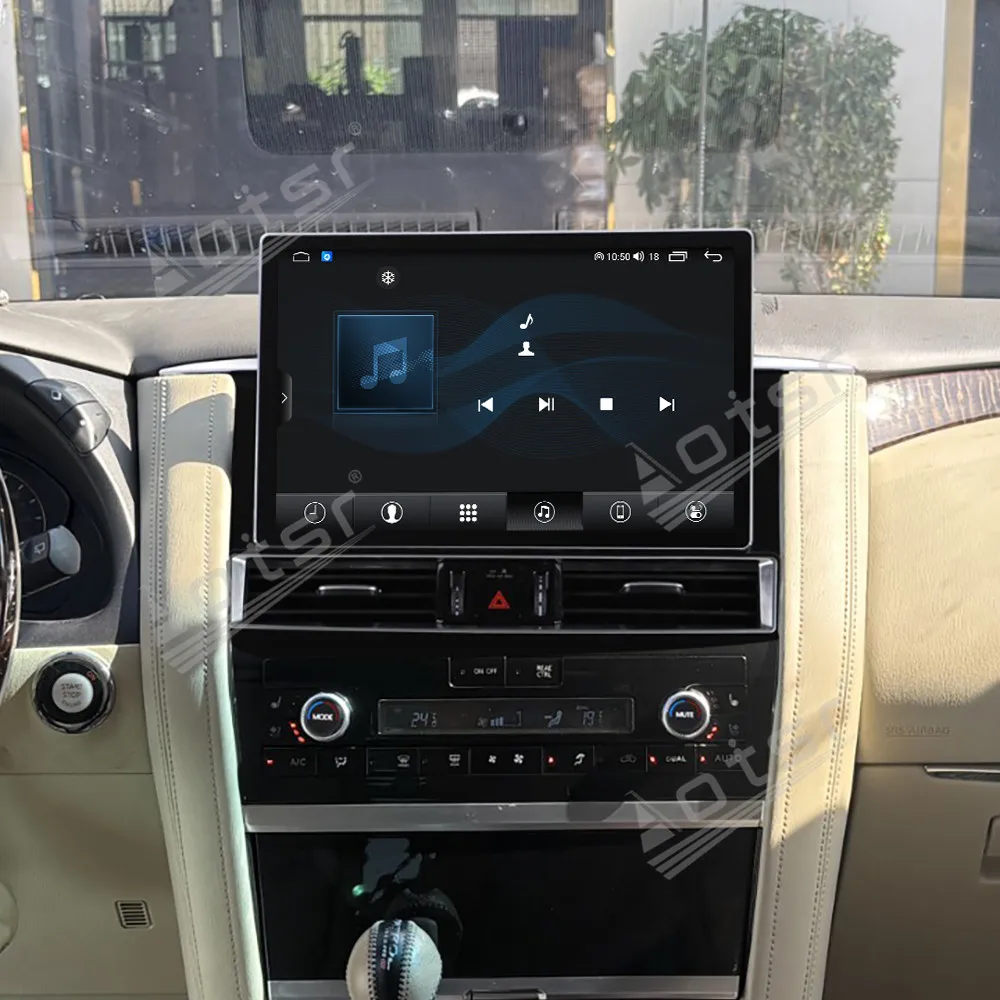 For Nissan Patrol Y62 Amada For Infiniti QX80 QX56 2012~2020 Android Multimedia Radio GPS Navigation Audio Car Stereo Head Unit
