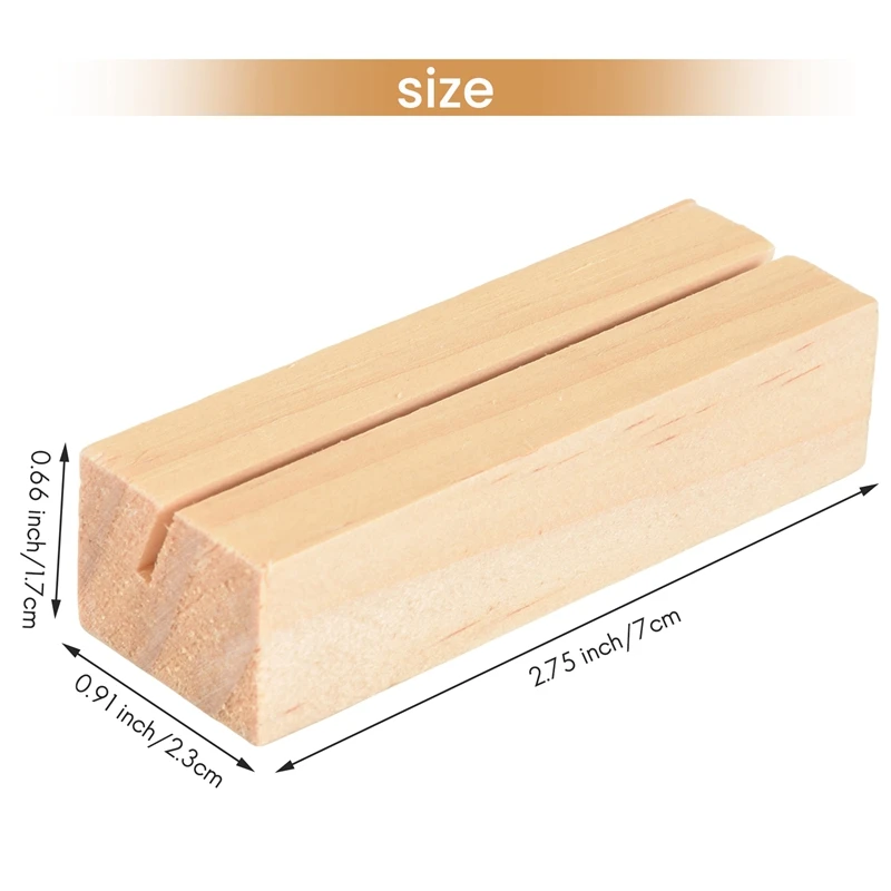 20 шт., деревянные держатели для карт