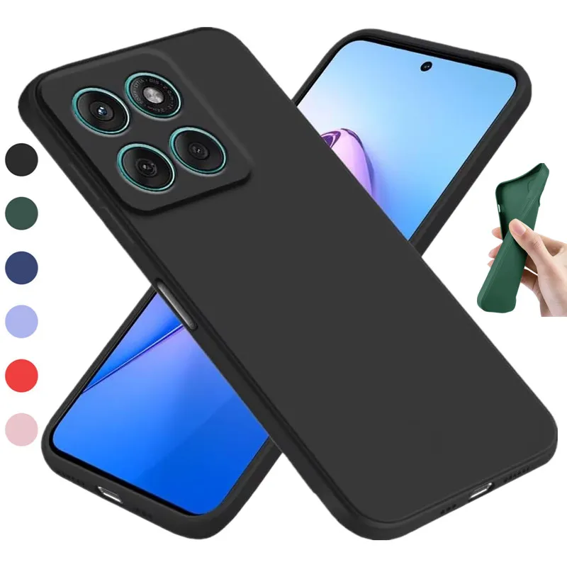 Flexible Flüssigsilikonhülle für Motorola Edge 70 Pro Moto Edge 70 Fusion Schutzhülle Bunte TPU Fundas Coque Capa