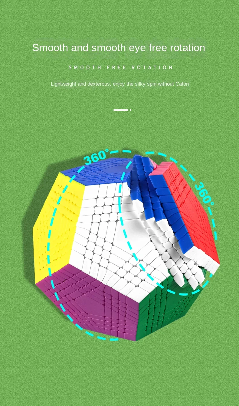 ألعاب لغز المكعب السحري Shengshou Megaminx ، مكعب سينجسو السحري ، 9x9x9