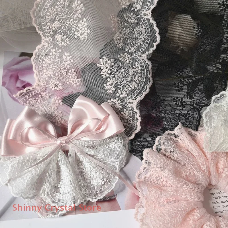 

1 шт. ширина 12 см/4,72 дюйма, длина 90 см/35,43 дюйма, кружевная ткань, лента с краем платья, повязка для волос с бантом, сделай сам, швейные принадлежности