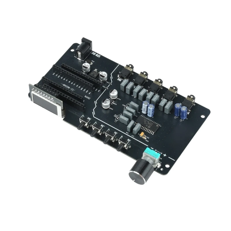 96BA Digital Sound Source Routing Board for Media Control, TDA7440D 4 Two-Channel Input Tone Tuning Module with Prior Profile
