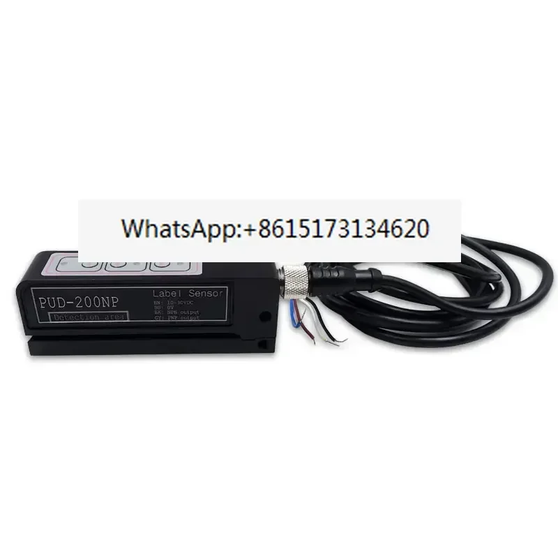 Capacitive transparent label detection sensor PUD-200NP can replace 12/24L FC-4100