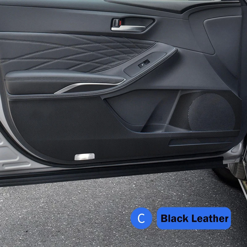 Car Interior Door Mat Anti-kick Pad Sticker Decoration for Toyota Avalon Xx50 2019 2020 2021 2022 Accessories Auto Styling Parts