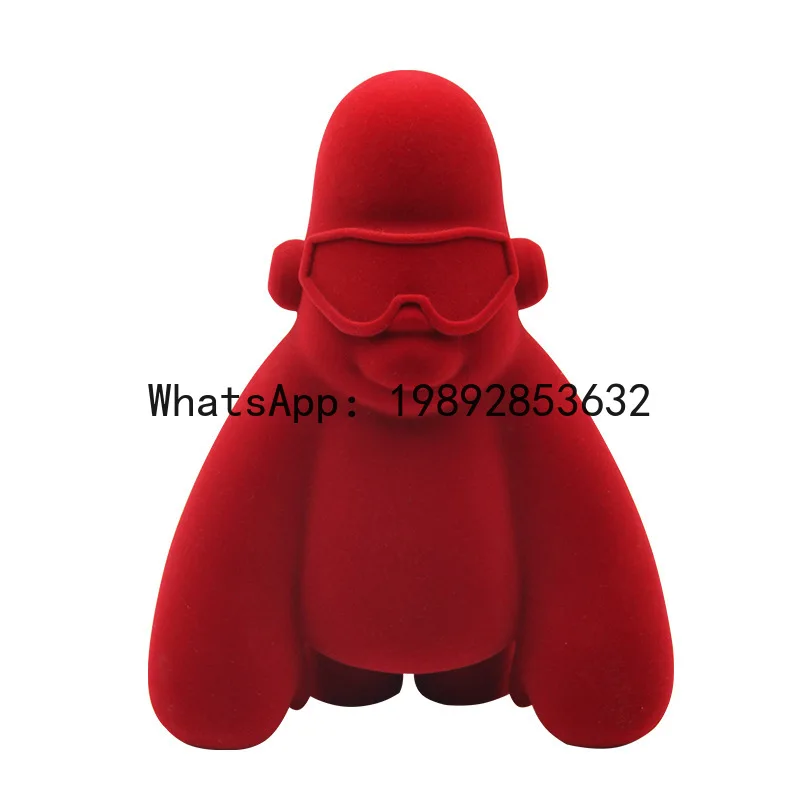 

PYJ Modern Minimalist Abstract Decorative Entryway Tabletop Resin Suede Ornaments