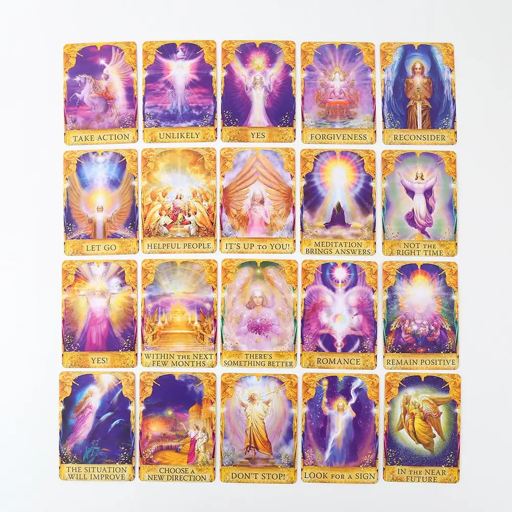 10*6 cm Angel Answer Oracle Tarot in A Tin