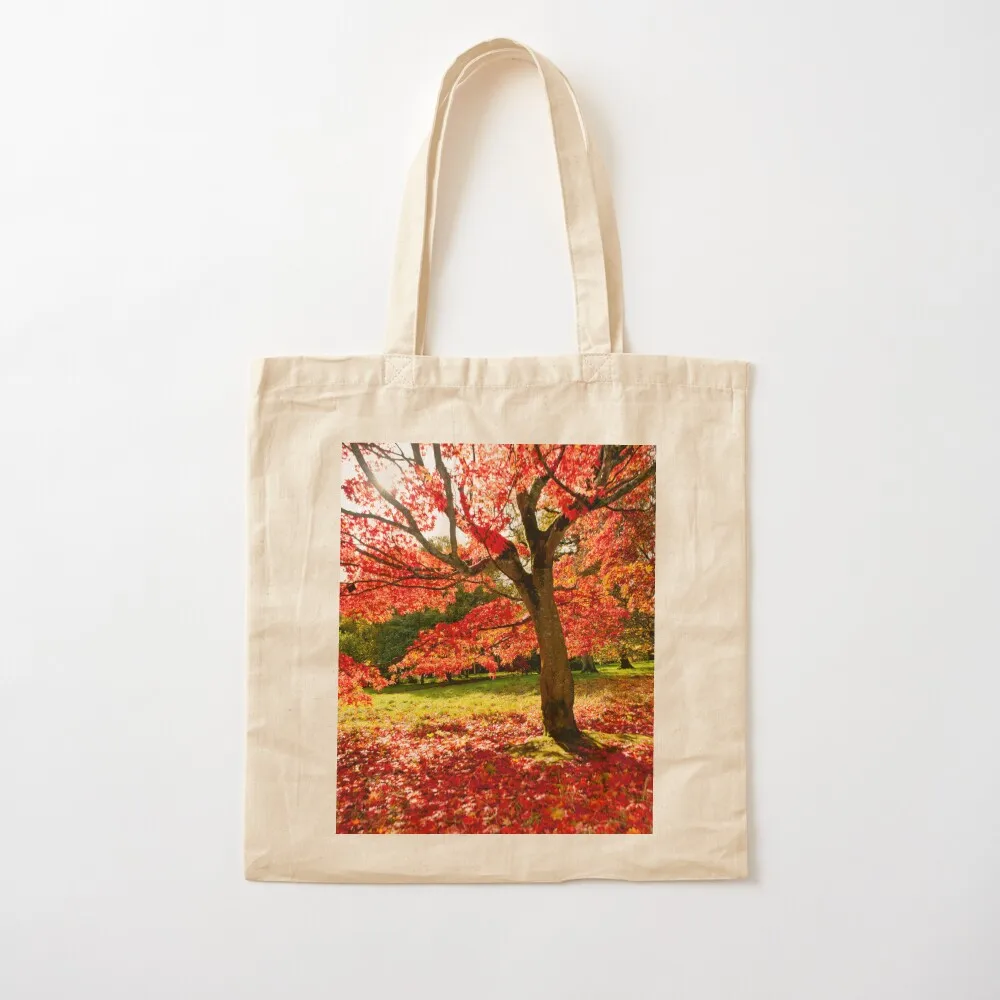 

Autumn Acer Tree Westonbirt Arboretum Cotswolds Gloucestershire Tote Bag shopping trolley bag large size bags Canvas Tote Bag