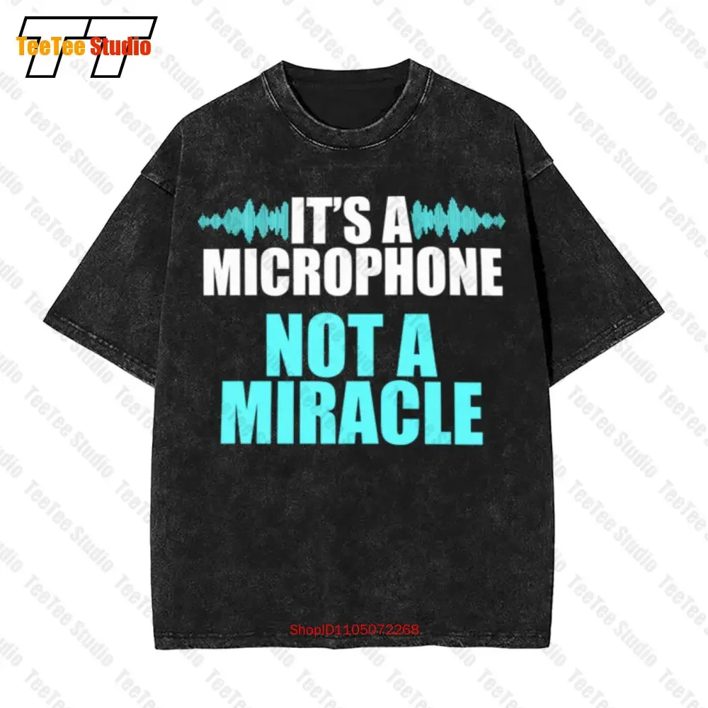 New Limited Church Sound Guy Microphone Audio Tech Engineer S Vintage Oversized T-Shirt S 3Xl NJNI