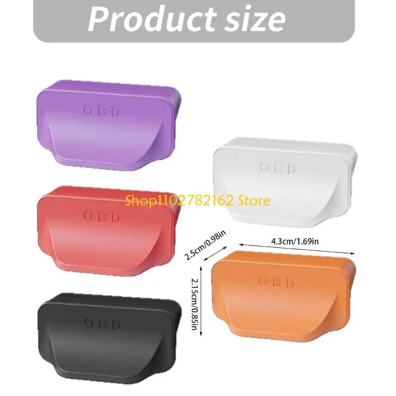 547B Car Diagnostic Socket Cover Flexible Dust Cap Quick Fixing for Garage Upkeep