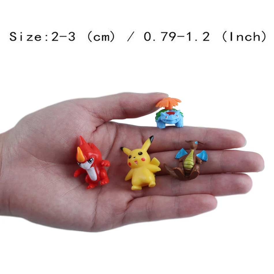 24 Stuks Set Pokemon Figuur Kerst Halloween Adventskalender Gift Kawaii Pikachu Anime Figural Action PVC Model Kid Speelgoed
