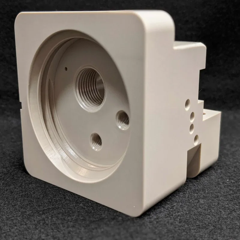 Precision CNC Machining Service Custom CNC Machined High Performance Engineering Plastic PEEK, PEEK GF30 Parts Supplier