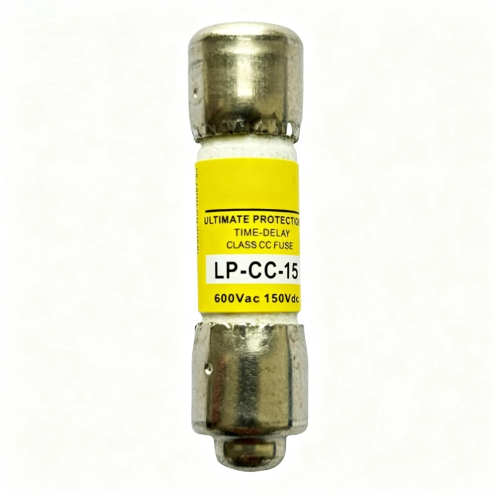 10PCS OEM LP‑CC‑15 Time‑Delay Class CC Fuse 15A 600VAC 150VDC Current‑Limiting Supplementary Fuse