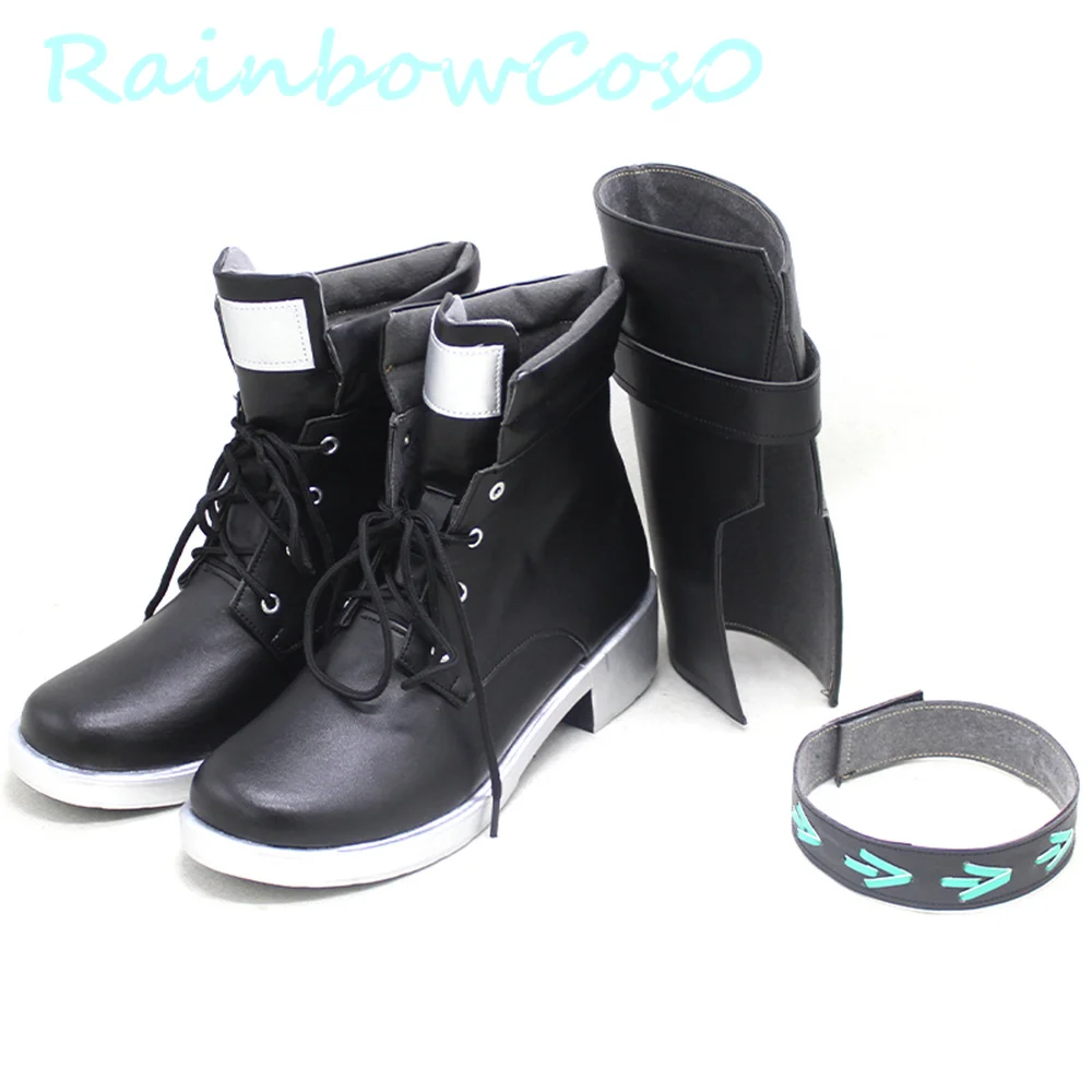 Arknights Schwarz Black Cosplay Shoes Boots Game Anime Carnival Party Halloween Chritmas Rainbowcos0 W2170