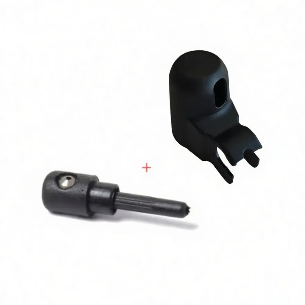 Rear Wiper Blade Arm Nut Cover With Spray Nozzle For BMW 1 Series E87 120i 130i 2003 2012 Replacement Auto Exterior Components