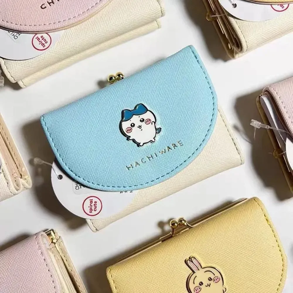 Chiikawa Wallet Cute Cartoon Usagi Pattern Practical Card Holder Portable Storage Purse for Card Organizing Keeping Gift Toys