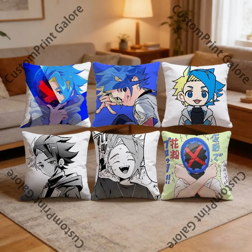 

Jaxon Cross B-Beyblade Square Throw Pillow Cover Multiple Sizes Soft for Sofa Bedroom Living Room Home Decorative