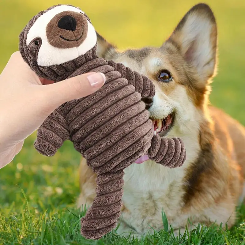 Dog Squeaky Toys Plush Puppy Toy Squeaky Interactive Pet Chew Cute Teething Toys Soft Yet Tough Toys For Aggressive Chewers Of