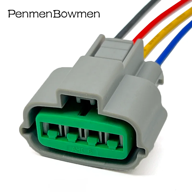 

1 Set 4 Pin Auto Alternator Steering System Electrical Cable Connectors Wire Harness Plug PU465-04127 For EVO Coil Nissan BYD