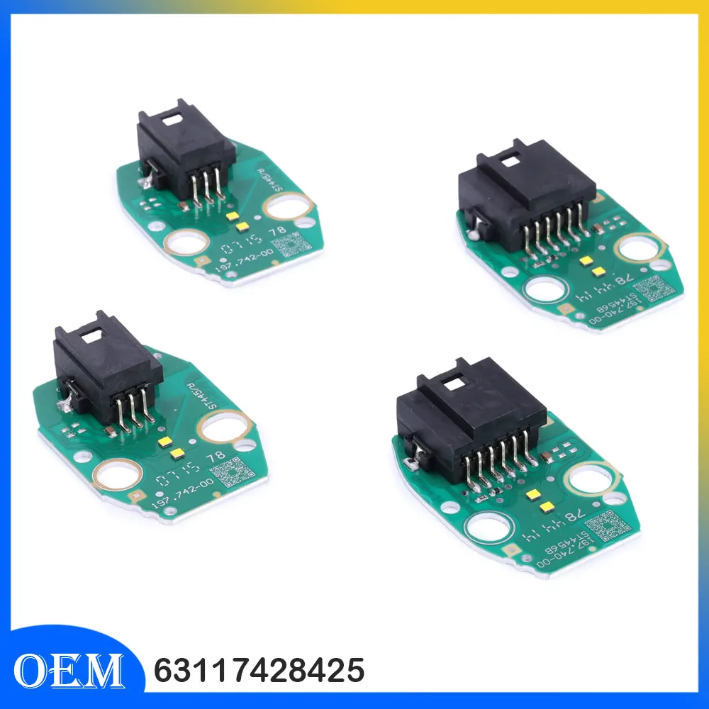 

Yellow DRL LED Boards Stabilizer Angel Light Module Replaces 63117428425 Compatible for 1 Series F20/ F21 LCI 2015-2019