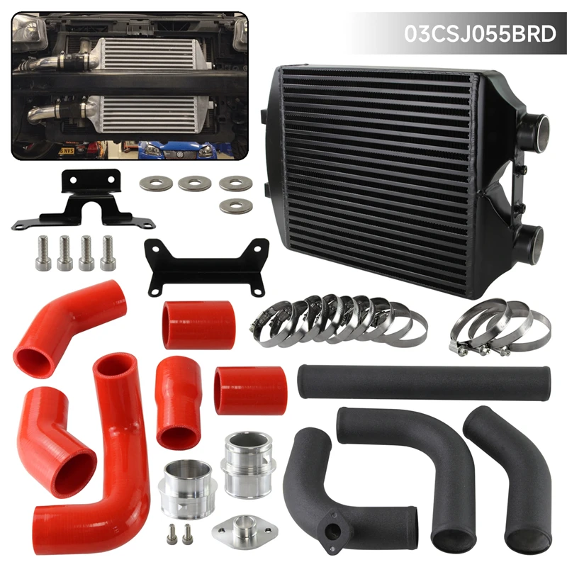 

Uprated Front Mounted Intercooler Kit For Seat Ibiza Mk4 Fabia VRS PD130 VW Polo GTI 02-08 Black/Blue/Red