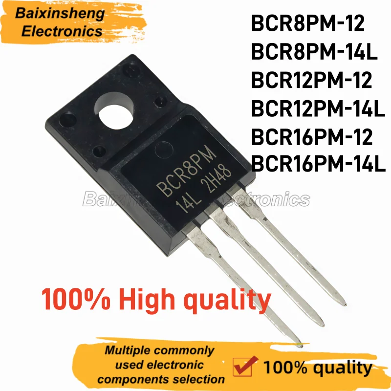 BCR8PM-12 BCR8PM-14L BCR12PM-12 10PCS 100% High quality BCR12PM-14L BCR16PM-12 BCR16PM-14L TO-220F