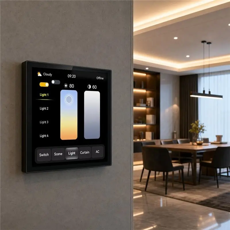 M11K-Tuya 4 Inch IPS Touch Screen 86 Box Central Centrol Wifi BT Development Board For IOT Smart Display