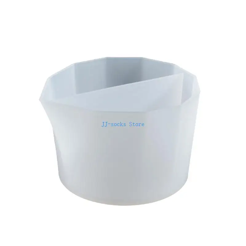 37JB Strumenti per colla in resina fai-da-te Tazza in silicone per realizzare tazze da colorare per pigmenti riutilizzabili