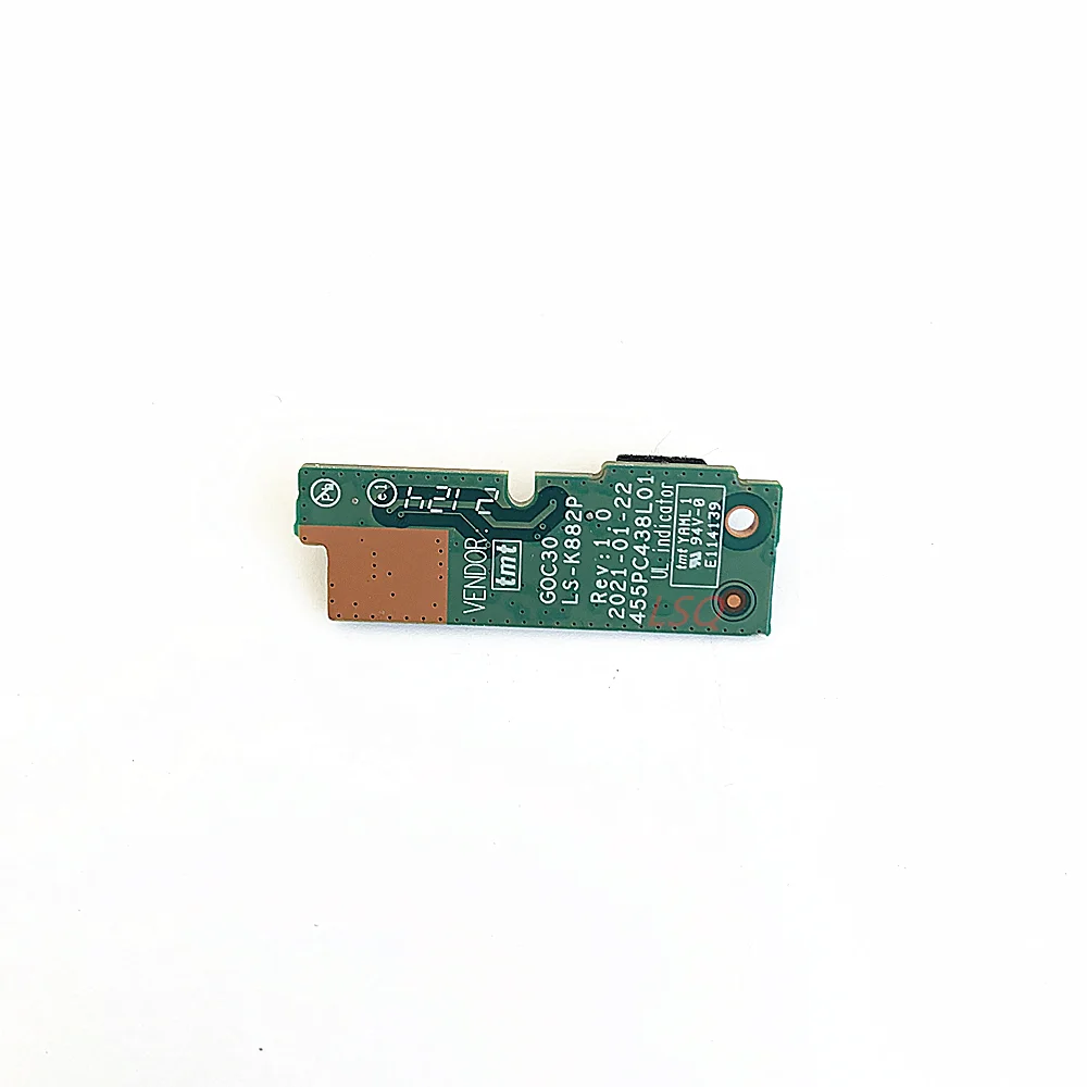 LS-K882P FOR Lenovo IdeaCenter AIO520-24-24ITL ALC AIO 3 24ITL6 24ALC6 F0G1 Power Button Switch Board 100% Test OK