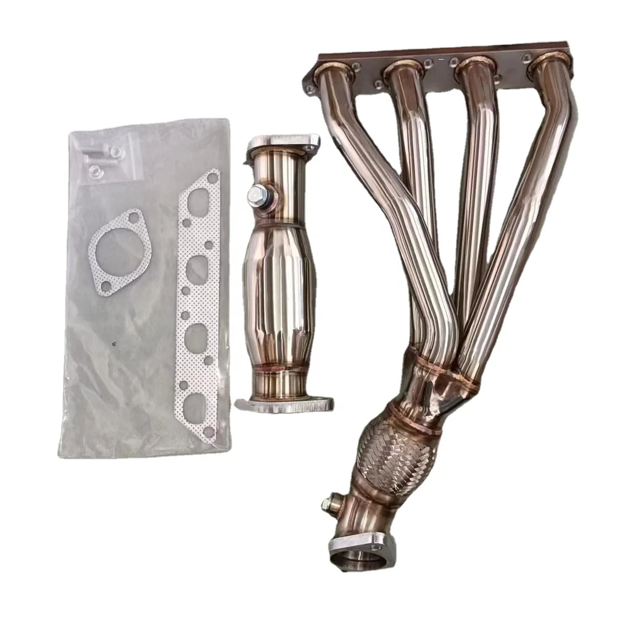 Good Quality for Mini Cooper 02-06 R53 1.6L Base & S Stainless Race Manifold Header & Test Pipe